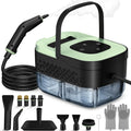 WSRYYCC Steam Cleaner, Portable Steamer for Cleaning with 16pcs Accessories, 6-Level Adjustable and 15s Heat-Up, Handheld Steam Cleaner for Home, Tile, Dirt, Grout, Grease, Car Detailing