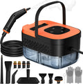 WSRYYCC Steam Cleaner, Portable Steamer for Cleaning with 16pcs Accessories, 6-Level Adjustable, 15s Heat-Up, Handheld Steam Cleaner for Home, Tile, Grease, Dirt, Grout, Car Detailing