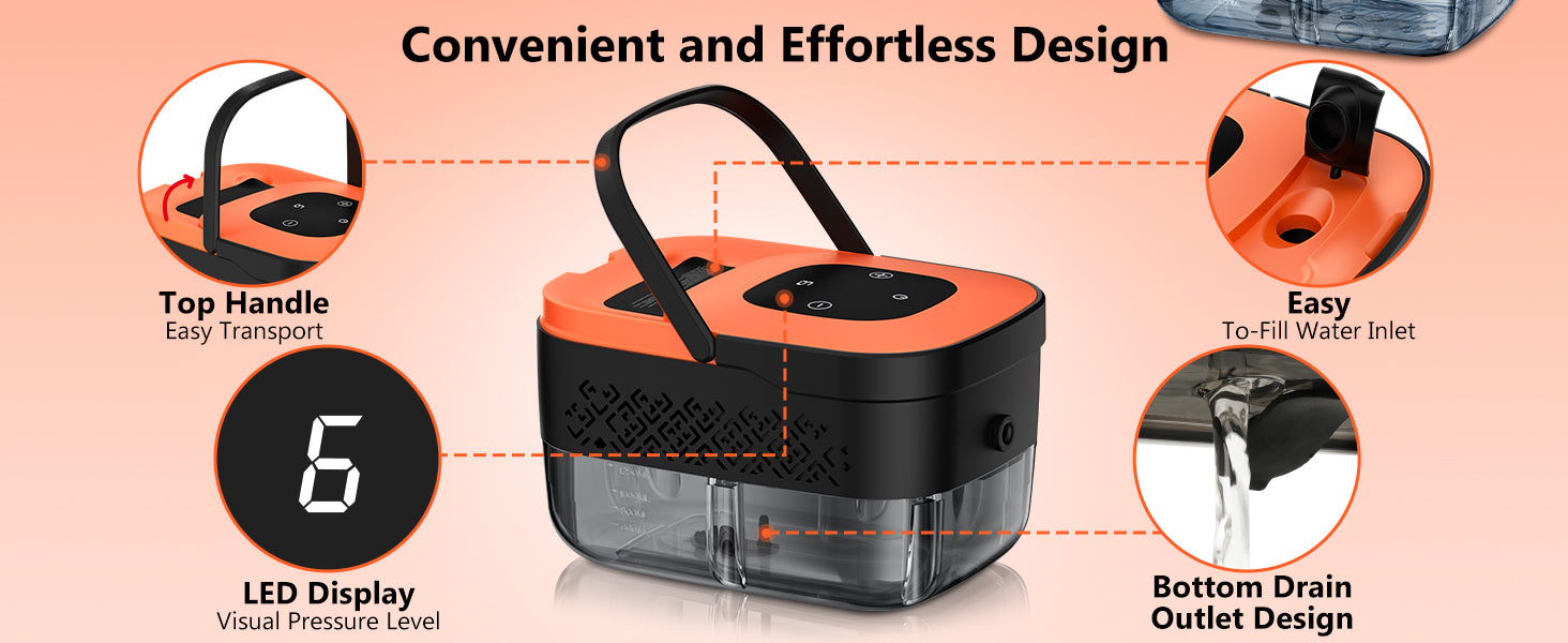 WSRYYCC Steam Cleaner, Portable Steamer for Cleaning with 16pcs Accessories, 6-Level Adjustable, 15s Heat-Up, Handheld Steam Cleaner for Home, Tile, Grease, Dirt, Grout, Car Detailing